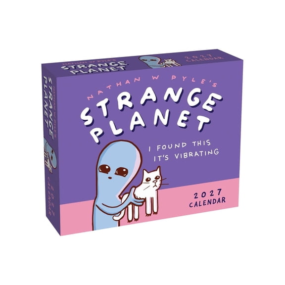 Strange Planet 2027 Day-To-Day Calendar: I Found This It's Vibrating, (Paperback)
