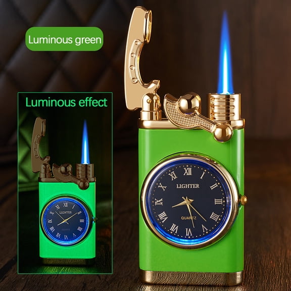Strange Rocker Arm Lighter with LED Lamp, Multi-function Watch Lighter, Creative Luminous Direct Charge