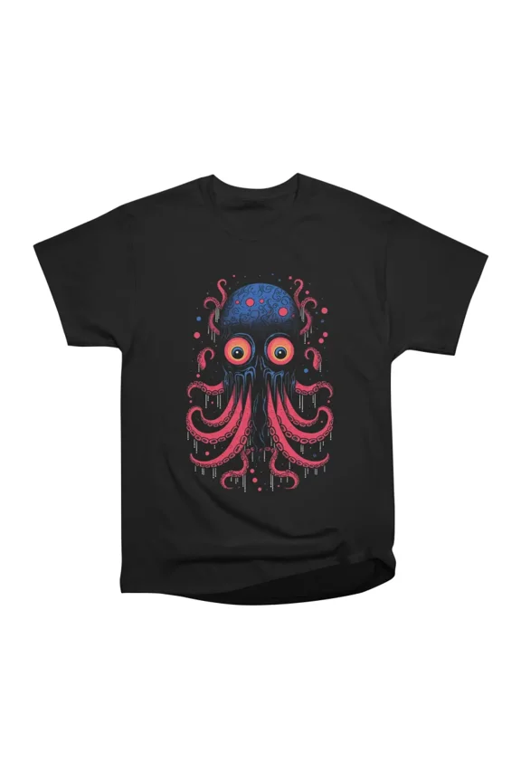 Strange Squid T-Shirt Tee Gift For Him Merch For Her Apparel For Friend