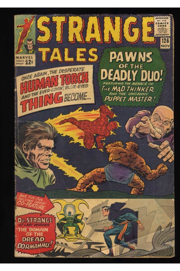 Strange Tales #126 VG+ 4.5 1st Appearance Clea Dormammu! Comic Book