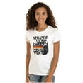 thumbnail image 1 of Strange Things Happen in Indiana Cool Womens Fitted Plus Size Graphic Tee Brisco Brands 2X, 1 of 5