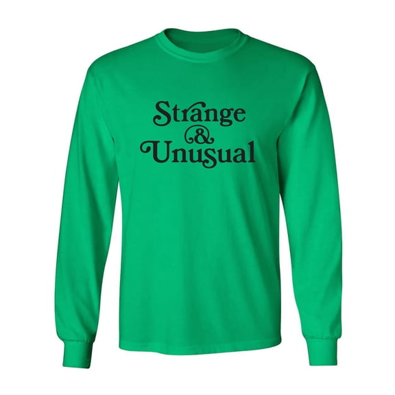 Strange & Unusual Adult Long Sleeve T-shirt