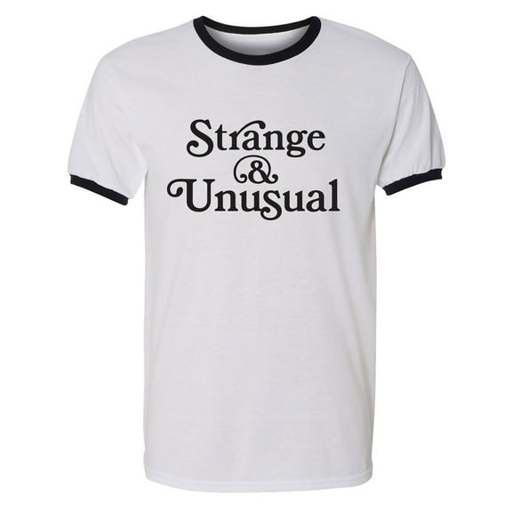 Strange & Unusual Adult Short Sleeve Ringer T-shirt