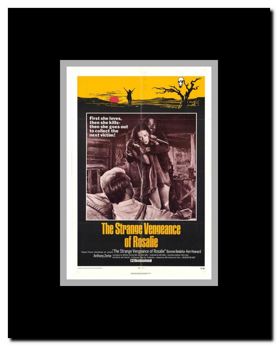 Strange Vengeance of Rosalie Framed Movie Poster