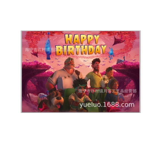 Strange World Party Backdrop Banner  Strange World Party Supplies Decorations Backdrop for Birthday Room Decor Strange World Character Background for Photo Booth Props