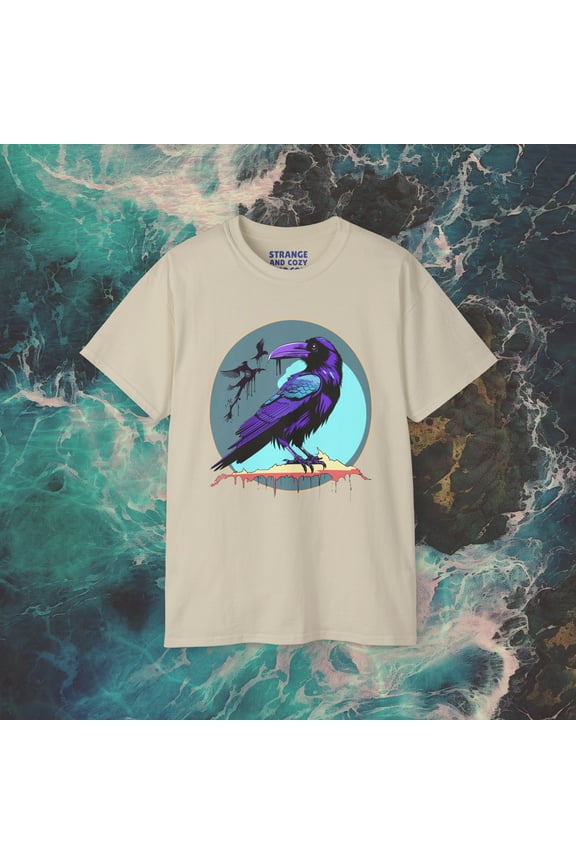 Gear Embrace the Void Raven Mens Graphic Tee, Sizes S-5XL