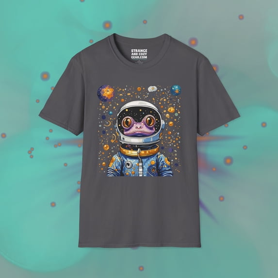 Strange and Cozy Gear Galactic Gecko Graphic Tee, Sizes S-3XL