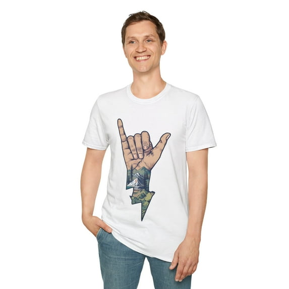 Strange and Cozy Hang Loose Relaxed Nature Graphic Tshirt- Sizes S-3XL