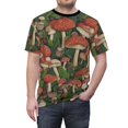 thumbnail image 1 of Strange and Cozy Mushroom Lover Spring Lightweight Unisex Tee S - XXXL, 1 of 7