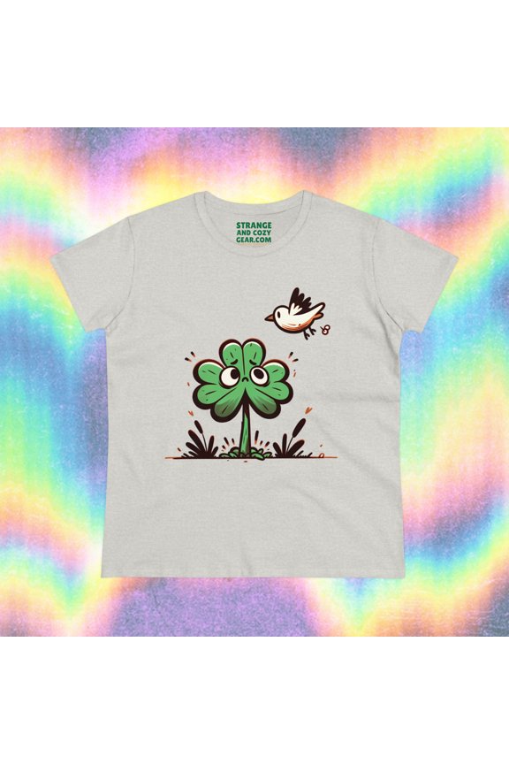 St. Patrick's Unlucky Clover Women's Cotton Tee, S - 3XL