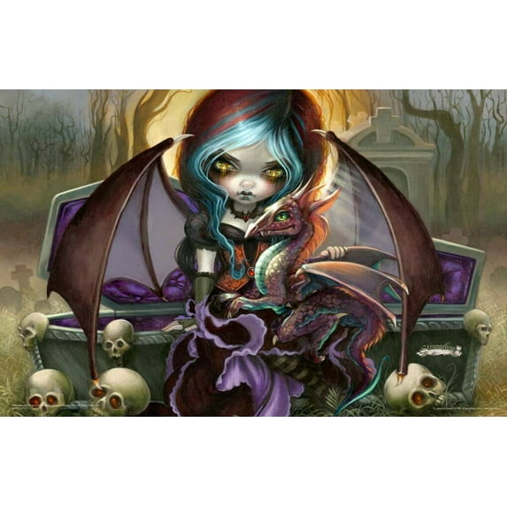 Strangeling - Vampire Dragonling Mini Poster 17" x 11"