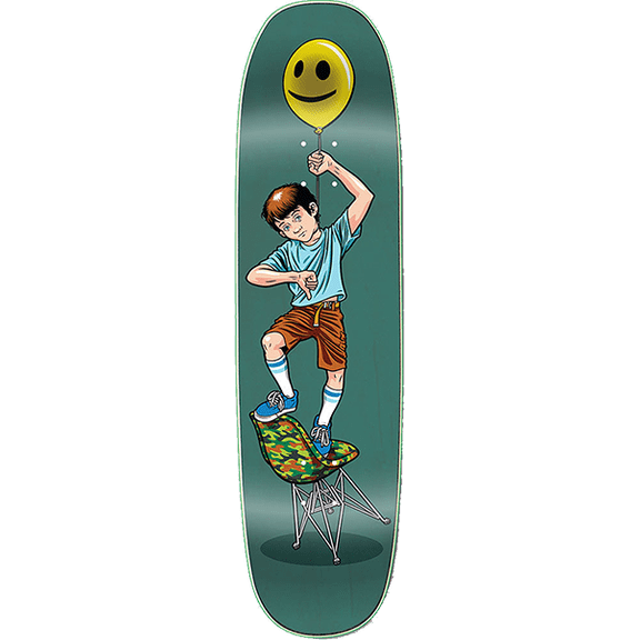 StrangeLove Balloon Boy Skateboard Deck 8.62 Teal