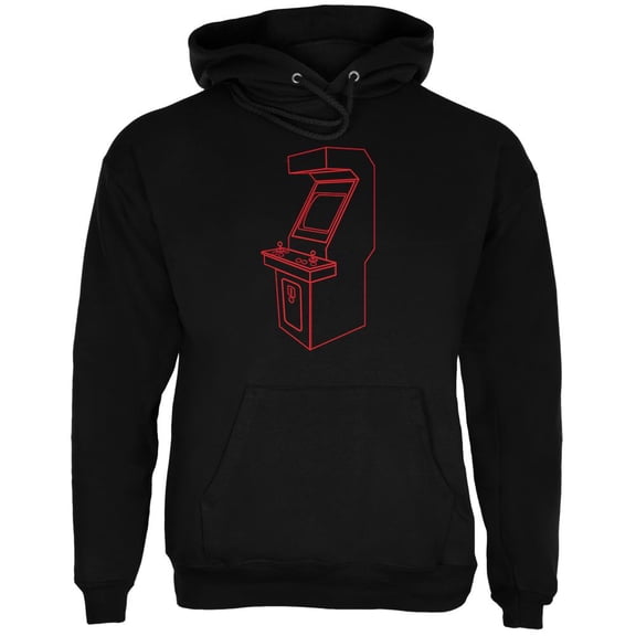 Stranger Arcade Video Game Mens Hoodie Black LG