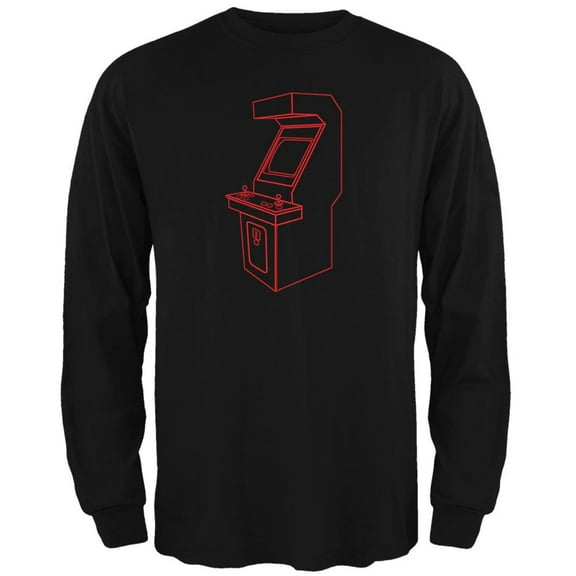 Stranger Arcade Video Game Mens Long Sleeve T Shirt Black SM
