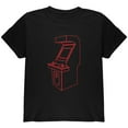 thumbnail image 1 of Stranger Arcade Video Game Youth T Shirt Black YMD, 1 of 1
