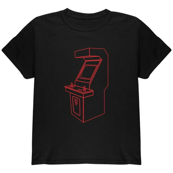 Stranger Arcade Video Game Youth T Shirt Black YMD