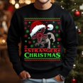 thumbnail image 1 of Stranger Christmas Sweatshirt, Merry Upside Down Xmas Jumper, Retro 80s Shirt, 1 of 5