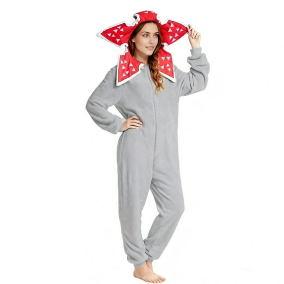 Stranger Flower Things Demogorgon Flower Pajamas Cozy Plush Adult ...