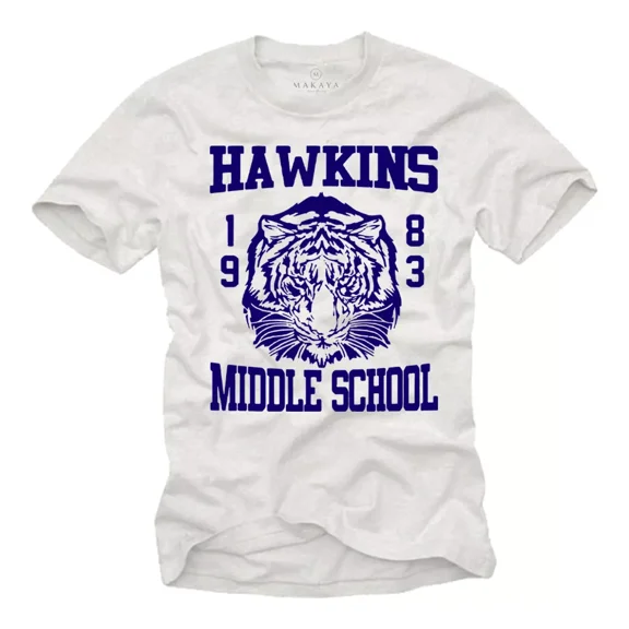 Stranger Hawkins Middle School Dustin 11 Eleven Gift Fans T-Shirt