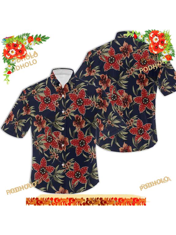 Stranger Monster Hawaiian Shirt, Demogorgon Scary Character Tropical Shirt