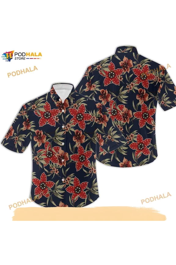 Stranger Monster Hawaiian Shirt, Demogorgon Scary Character Tropical Shirt