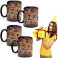 thumbnail image 1 of Stranger Mug Cool Things Accessories Ornaments for Christmas Gifts Party Decorations - Color Changing Mug, Christmas Coffee Mugs, Temperature Heat Sensitive Xmas Lights Ceramic Cup (4Set), 1 of 7