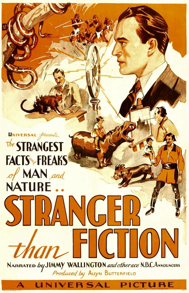 Stranger Than Fiction Canvas Art - (11 x 17)