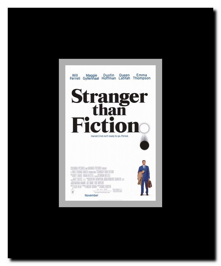 Stranger Than Fiction Framed Movie Poster