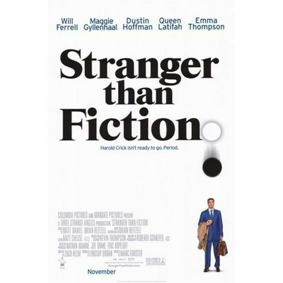 Stranger Than Fiction Movie Poster - 11 x 17 in.