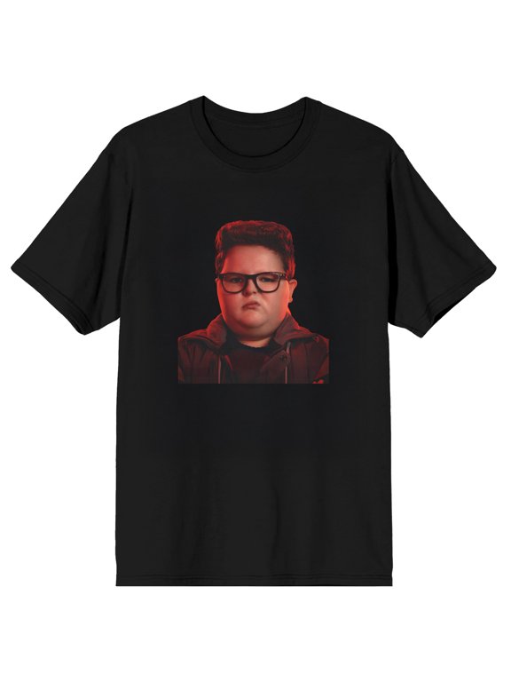 Stranger Things 5 Derek Adult Black Crew Neck Short Sleeve T-shirt-3XL
