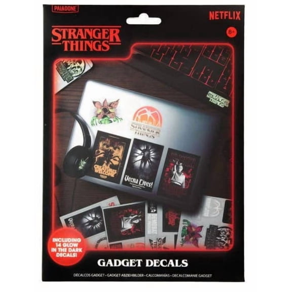Stranger Things 5 Glow in the Dark Gadget Decals