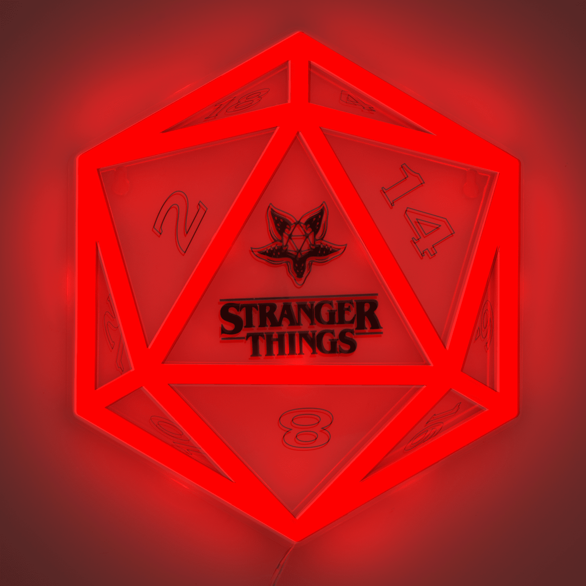 Stranger Things 5 Wall Mountable LED Neon Light 9.4" Officially Licensed Merchandise by Paladone