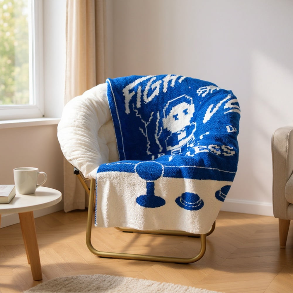 Stranger Things Oversized Throw Blanket, Soft Feather Knit, All