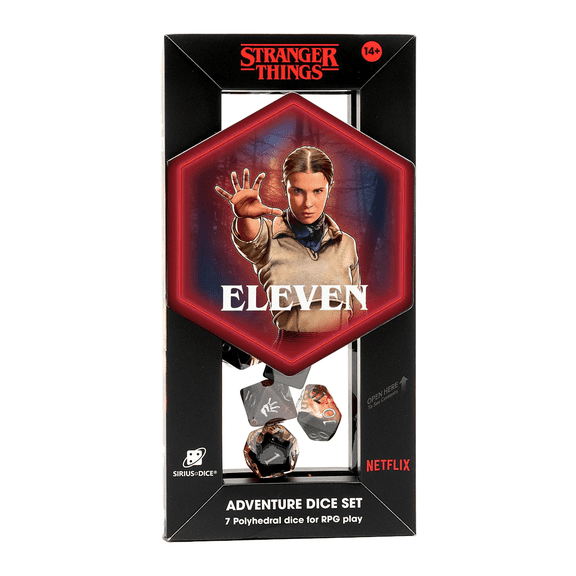 Stranger Things Adventure Dice 7-Set: Eleven