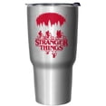 thumbnail image 1 of Netflix Stranger Things Bike Ride Silhouettes Stainless Steel Tumbler w/Lid, 1 of 3
