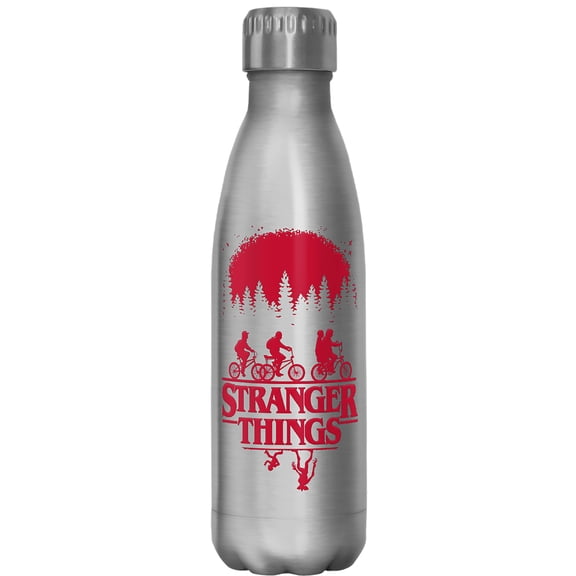 Netflix Stranger Things Black and Red Main Poster Stainless Steel Water Bottle