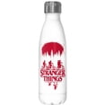 thumbnail image 1 of Netflix Stranger Things Black and Red Main Poster Stainless Steel Water Bottle, 1 of 3
