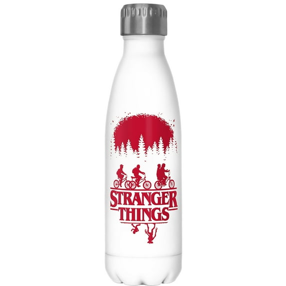 Netflix Stranger Things Black and Red Main Poster Stainless Steel Water Bottle