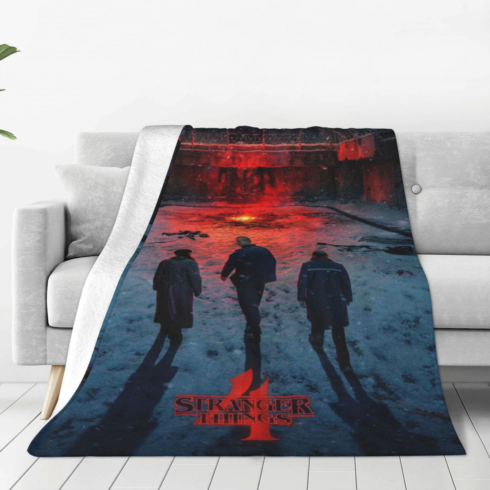 Stranger_Things Blankets Throws Blanket Bed Blanket,Flannel Fleece