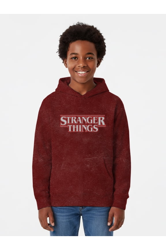 Stranger Things, Boys' & Big Boys' Graphic Hoodie, Fan Club, Sizes 4-18