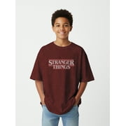Stranger Things, Boys' & Big Boys' Graphic Tee, Demogorgon, Sizes 4-18