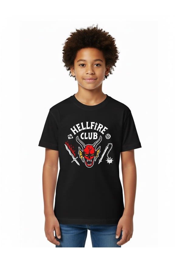 , Boys' & Big Boys' Graphic Tee, Hellfire Club, Sizes 4-18