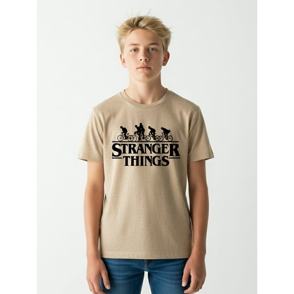 Stranger Things, Boys' & Big Boys' Graphic Tee, Logo, Sizes 4-18