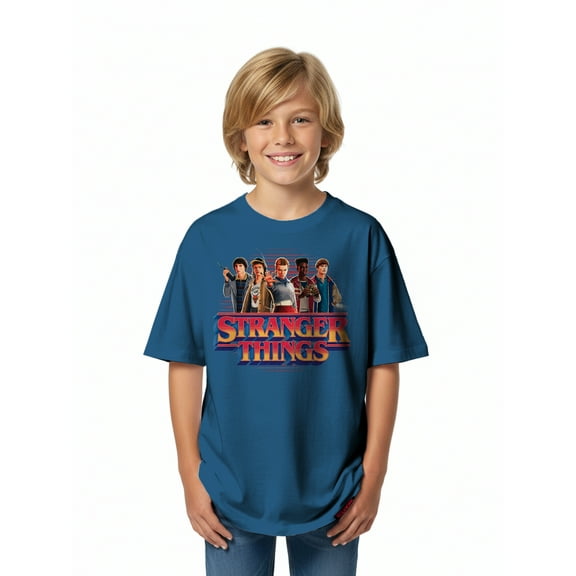 Stranger Things, Boys' & Big Boys' Graphic Tee, Stranger Gang, Sizes 4-18