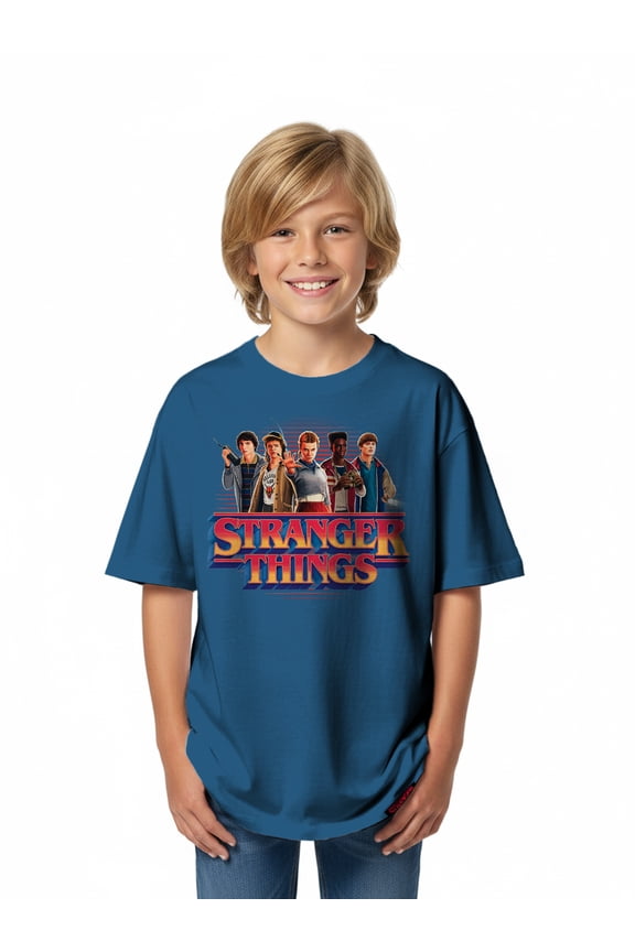 , Boys' & Big Boys' Graphic Tee, Stranger Gang, Sizes 4-18