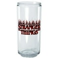 thumbnail image 1 of Netflix Stranger Things Burning Main Logo Tritan Can Shaped Cup Clear 16 oz., 1 of 3