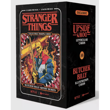Stranger Things Butcher Billy Artist Series Collectible Cards Limited Edition