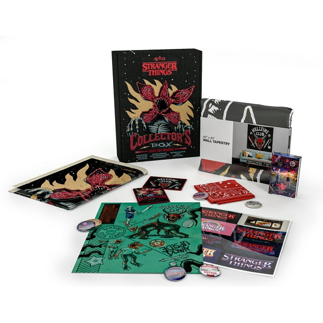 Stranger Things Collectors Box Bundle - Features Over 10 Exclusive Items
