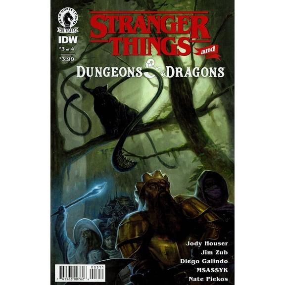 Stranger Things/D And D Crossover #3A VF ; Dark Horse Comic Book