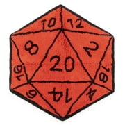 Stranger Things D20 Dice Tufted Rug, 25" x 29", Cotton, Red, Netflix